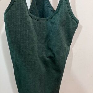 Lululemon Athletica Dark Green Tank Top
